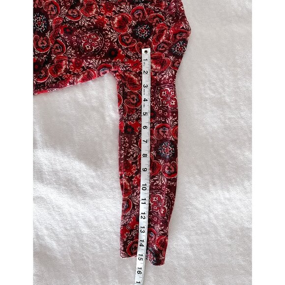 Hollister V Neck Faux Wrap Bohemian Style Floral Skater Sundress - Picture 6 of 8